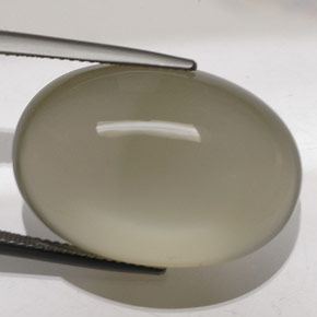 41.03 ct Cream Moonstone Stone, Natural Moonstone in Oval Cabochon Shape for Sale