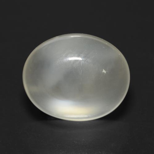 Warm White Moonstone Gem - 3.8ct Oval Cabochon (ID: 546834)
