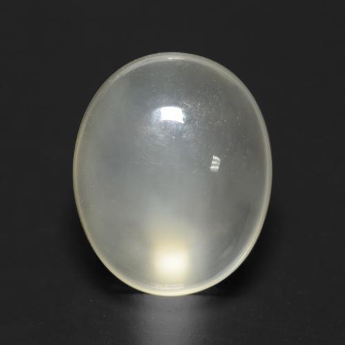3.78 ct White Moonstone Stone, Natural Moonstone in Oval Cabochon Shape for Sale