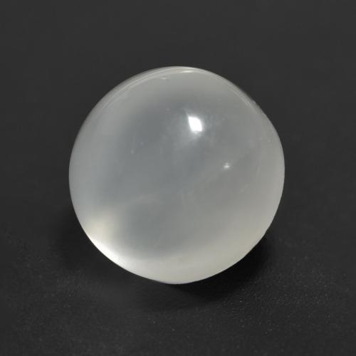 2.16 ct White Moonstone Stone, Natural Moonstone in Round Cabochon Shape for Sale