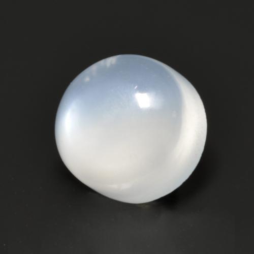 1.45 ct White Moonstone Stone, Natural Moonstone in Round Cabochon Shape for Sale