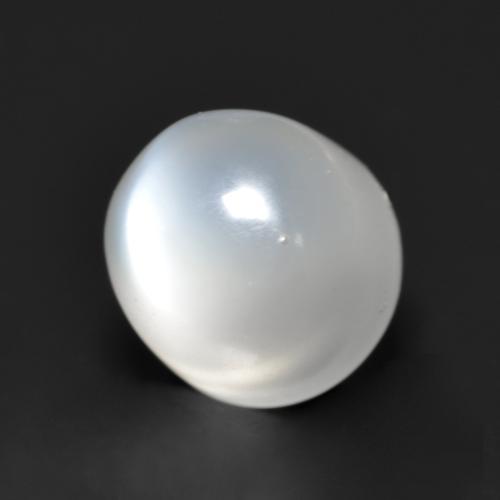 1.88 ct White Moonstone Stone, Natural Moonstone in Round Cabochon Shape for Sale