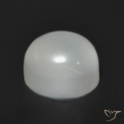 Moonstone Gemstone in 7.5 mm (calibrated) Size for Sale, Moonstone Stone in Translucent White Color