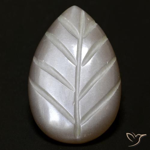 18.42 ct Brown Moonstone, 24.7 x 16.5 mm Carved From India, Photo A