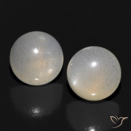 1.22 ct Brown Moonstone, 5.1 mm Round Cut From India, Photo A
