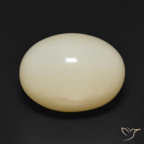 12.17ct Natural Orange Yellow Moonstone, Oval, Translucent