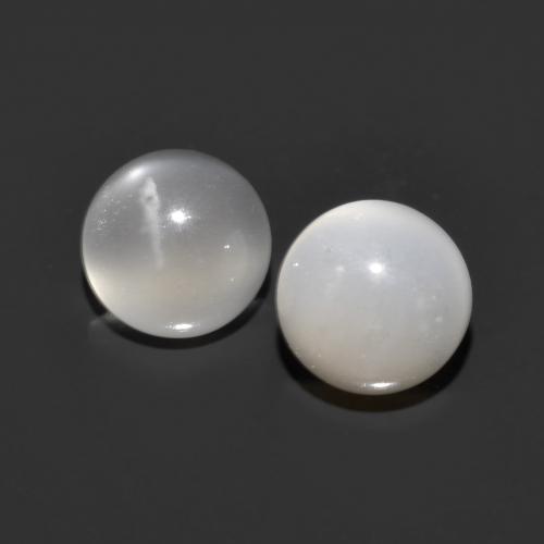 15x15 MM Grey Moonstone Round Flatback Cabochon Loose Gemstones SP-125 Details about   Top A+++