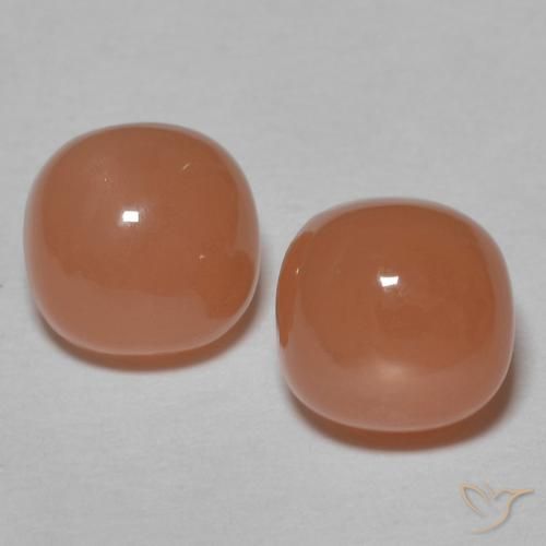 2.29ctw Natural Cider Orange Moonstone, Cushion, Translucent
