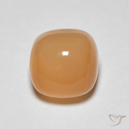 2.05ct Natural Orange-Gold Moonstone, Cushion, Translucent
