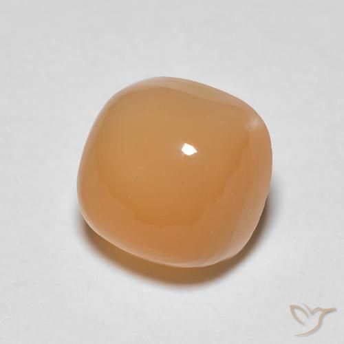 2.05 ct Golden Moonstone Stone, Natural Moonstone in Cushion Cabochon Shape for Sale