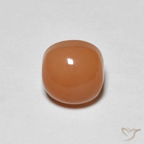 1.08ct Natural Light Orange Moonstone, Cushion, Translucent, Photo A