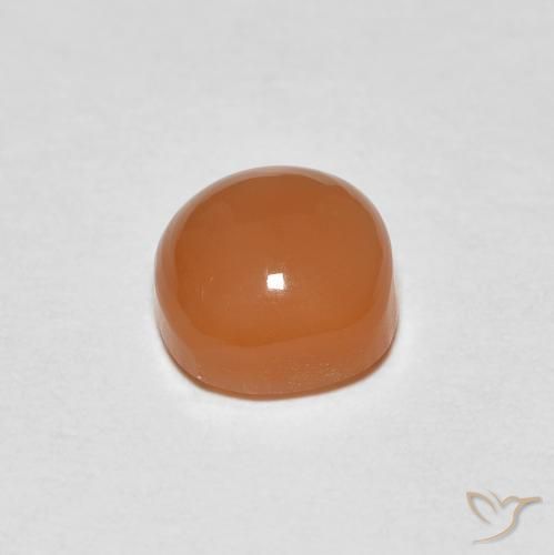 Moonstone Gemstone in 6 x 6 mm (calibrated) Size for Sale, Moonstone Stone in Light Orange Color