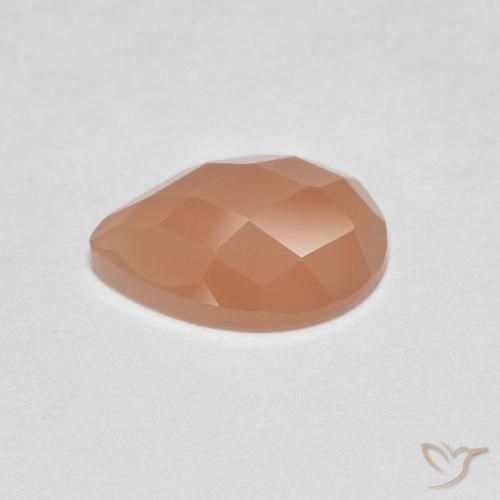 Moonstone Gemstone in 9 x 6 mm (calibrated) Size for Sale, Moonstone Stone in Peach Orange Color