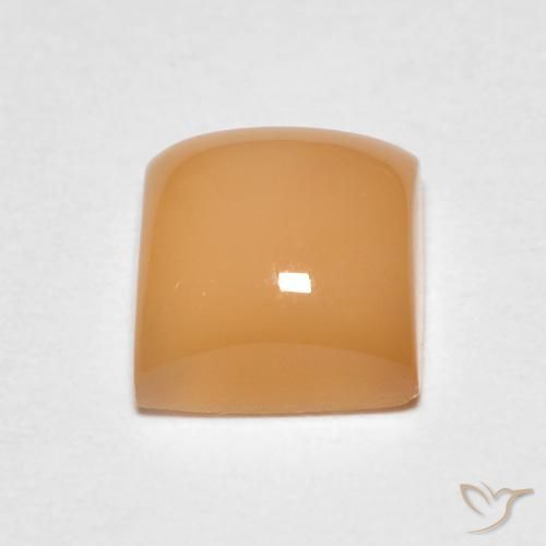 Moonstone Gemstone in 6 x 6 mm (calibrated) Size for Sale, Moonstone Stone in Light Peachy Golden Color