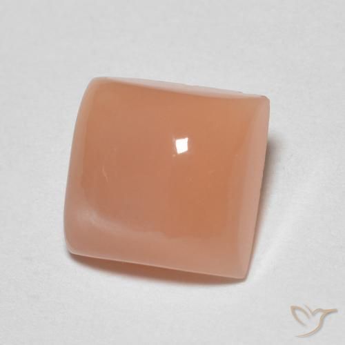 1.92 ct Orange Moonstone Stone, Natural Moonstone in Square Cabochon Shape for Sale