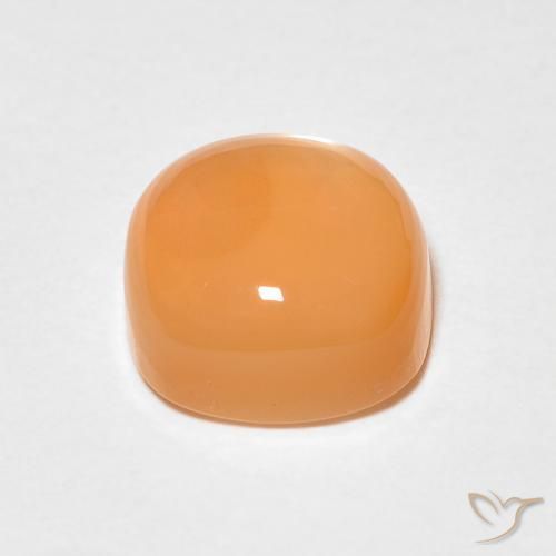 Moonstone Gemstone in 7 x 7 mm (calibrated) Size for Sale, Moonstone Stone in Medium Orange Color