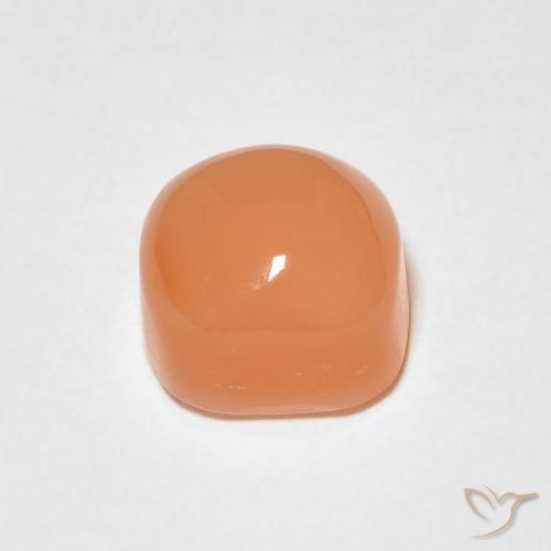 Moonstone Gemstone in 6 x 6 mm (calibrated) Size for Sale, Moonstone Stone in Light Orange Color