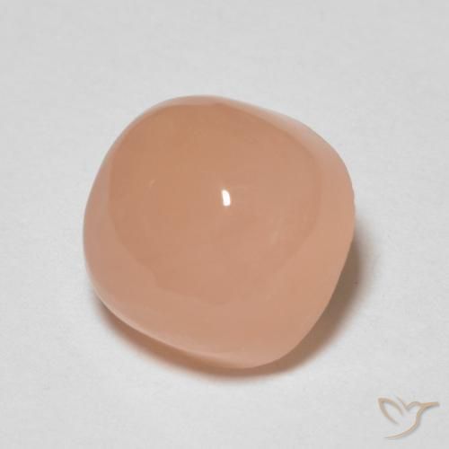 1.92 ct Orange Moonstone Stone, Natural Moonstone in Cushion Cabochon Shape for Sale