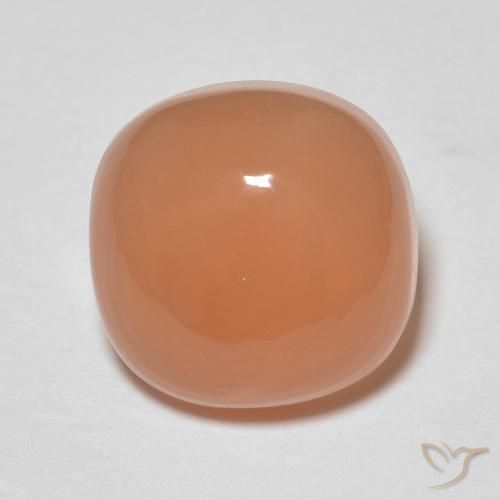 2.18ct Natural Peach Orange Moonstone, Cushion, Translucent