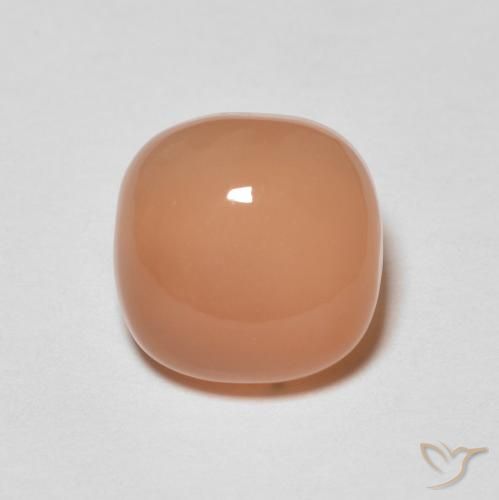 2.08ct Natural Peach Orange Moonstone, Cushion, Translucent