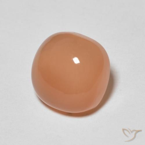 2.08 ct Orange Moonstone Stone, Natural Moonstone in Cushion Cabochon Shape for Sale
