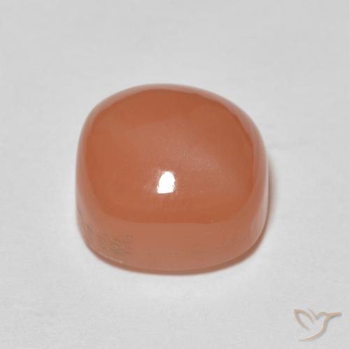 Moonstone Gemstone in 8 x 8 mm (calibrated) Size for Sale, Moonstone Stone in Light Orange Color