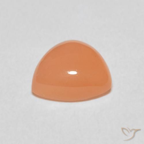Moonstone Gemstone in 8 x 8 mm (calibrated) Size for Sale, Moonstone Stone in Peach Orange Color