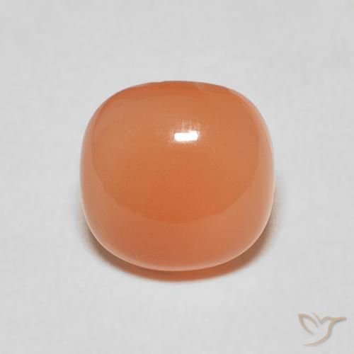 1.84ct Natural Light Orange Moonstone, Cushion, Translucent