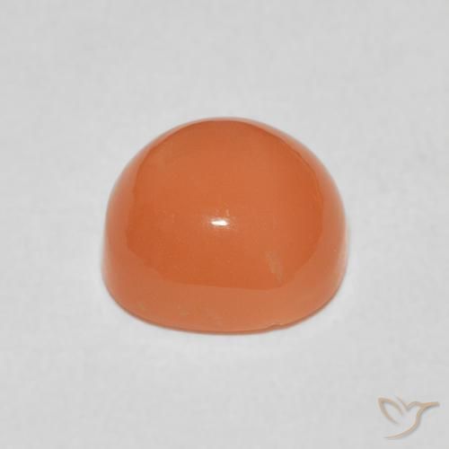 Moonstone Gemstone in 8 x 8 mm (calibrated) Size for Sale, Moonstone Stone in Light Orange Color