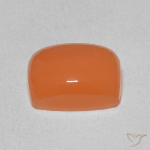 Moonstone Gemstone in 9 x 7 mm (calibrated) Size for Sale, Moonstone Stone in Light Orange Color