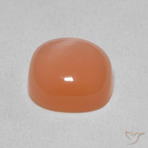 Moonstone Gemstone in 8 x 8 mm (calibrated) Size for Sale, Moonstone Stone in Light Orange Color