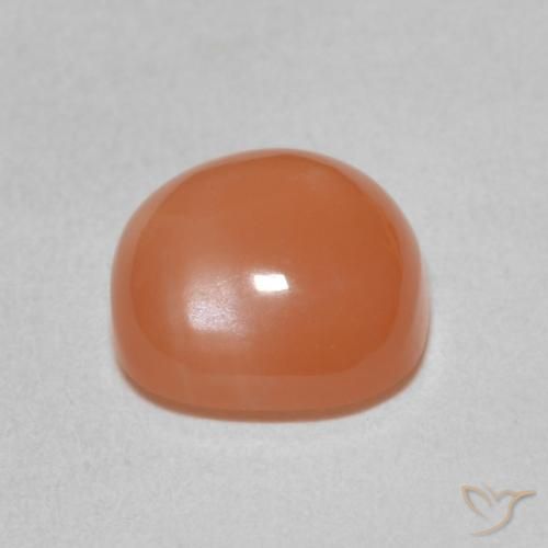 Moonstone Gemstone in 8 x 8 mm (calibrated) Size for Sale, Moonstone Stone in Light Orange Color