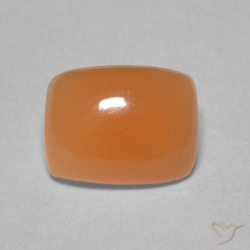 2.08ct Natural Light Orange Moonstone, Cushion, Translucent