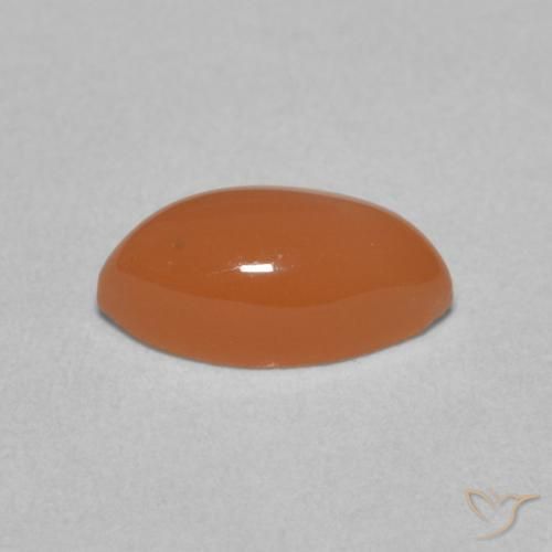 Moonstone Gemstone in 10 x 5 mm (calibrated) Size for Sale, Moonstone Stone in Peach Orange Color
