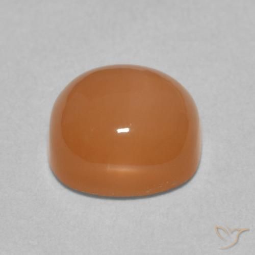 Moonstone Gemstone in 8 x 8 mm (calibrated) Size for Sale, Moonstone Stone in Light Orange Color
