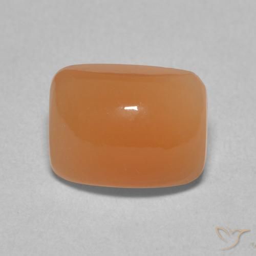 2.46ct Natural Peach Orange Moonstone, Cushion, Translucent
