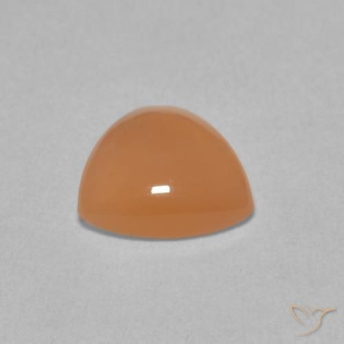 Moonstone Gemstone in 8 x 8 mm (calibrated) Size for Sale, Moonstone Stone in Peach Orange Color