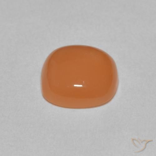 Moonstone Gemstone in 8 x 8 mm (calibrated) Size for Sale, Moonstone Stone in Light Orange Color