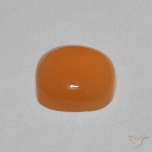 Moonstone Gemstone in 8 x 8 mm (calibrated) Size for Sale, Moonstone Stone in Light Orange Color
