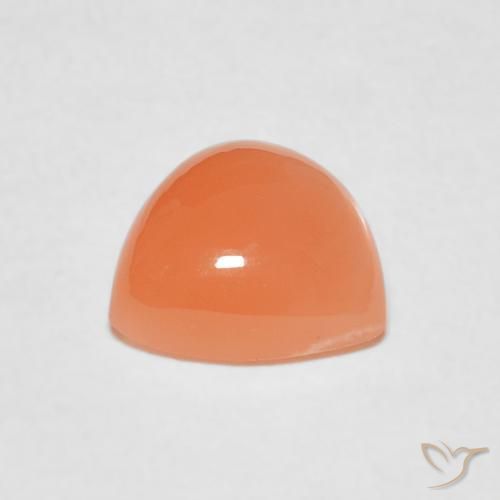 Moonstone Gemstone in 8 x 8 mm (calibrated) Size for Sale, Moonstone Stone in Light Orange Color