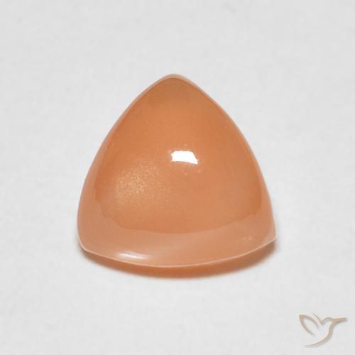 1.98ct Natural Peach Orange Moonstone, Trillion, Translucent