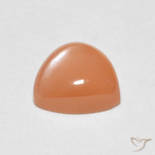 Moonstone Gemstone in 8 x 8 mm (calibrated) Size for Sale, Moonstone Stone in Peach Orange Color