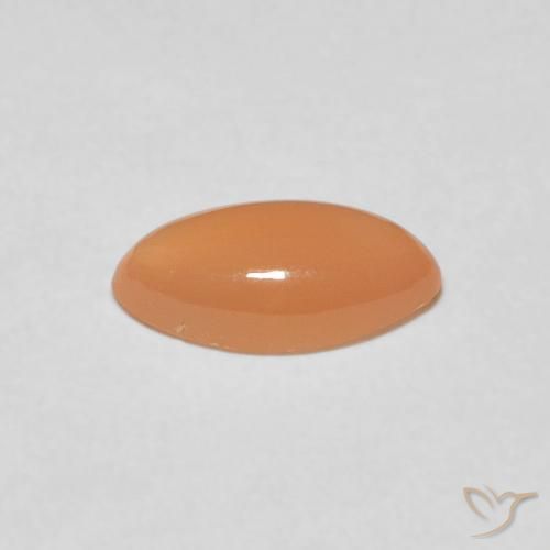 Moonstone Gemstone in 9.8 x 5.2 mm Size for Sale, Moonstone Stone in Medium Light-Orange Color
