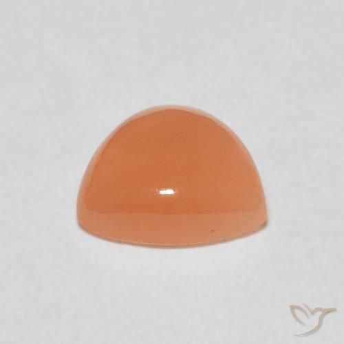 Moonstone Gemstone in 8 x 8 mm (calibrated) Size for Sale, Moonstone Stone in Light Orange Color