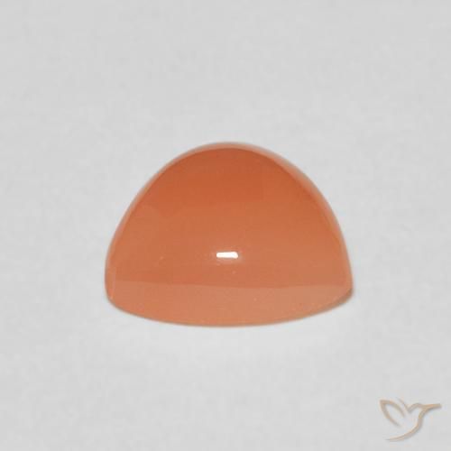 Moonstone Gemstone in 8 x 8 mm (calibrated) Size for Sale, Moonstone Stone in Light Orange Color