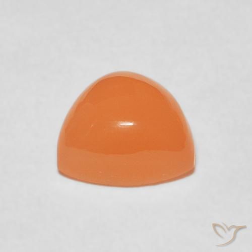 Moonstone Gemstone in 8 x 8 mm (calibrated) Size for Sale, Moonstone Stone in Light Orange Color