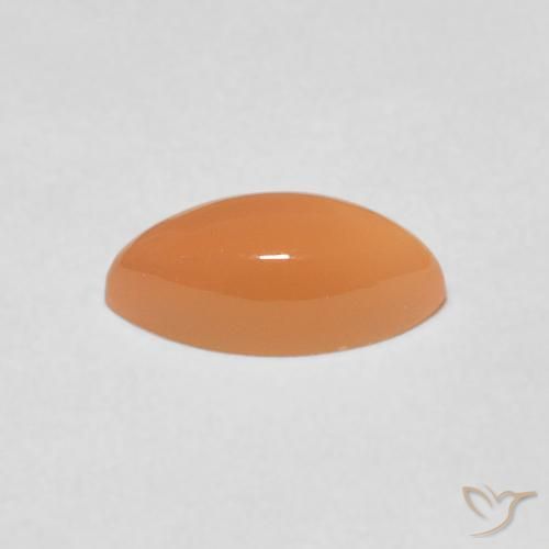 Moonstone Gemstone in 10 x 5 mm (calibrated) Size for Sale, Moonstone Stone in Medium Light-Orange Color