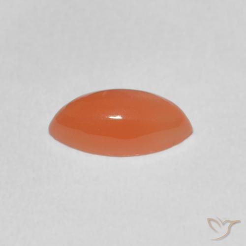 Moonstone Gemstone in 10 x 5 mm (calibrated) Size for Sale, Moonstone Stone in Peach Orange Color