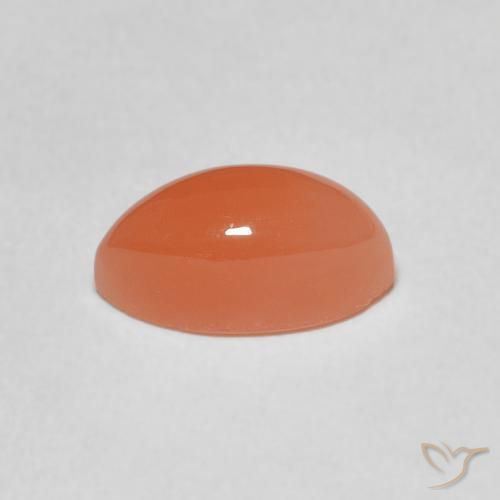 Moonstone Gemstone in 10 x 5 mm (calibrated) Size for Sale, Moonstone Stone in Medium Orange Color
