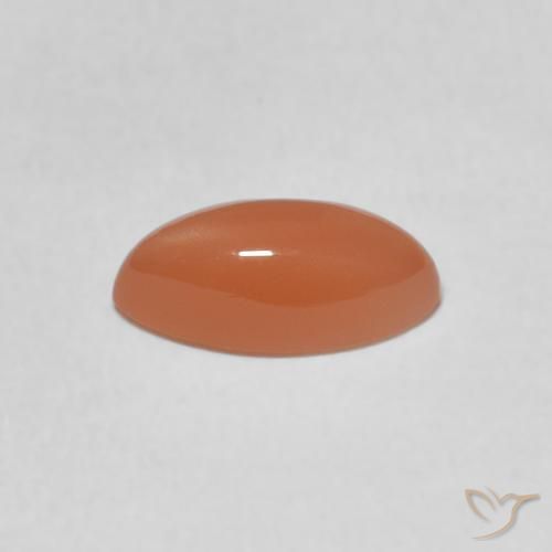 Moonstone Gemstone in 10 x 5 mm (calibrated) Size for Sale, Moonstone Stone in Peach Orange Color